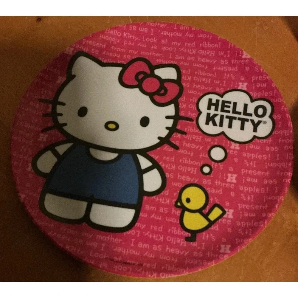 Zack Designs Hello‎ Kitty 3 Piece Kids Dinner Set, Plate, Bowl And Cup